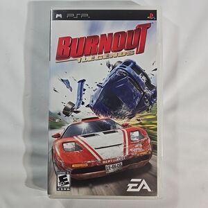Burnout Legends PSP Game - Red and White